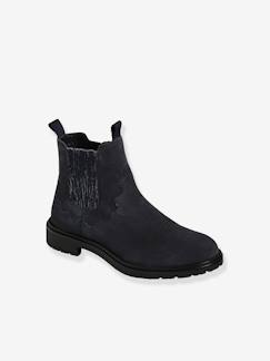 Boots en cuir fille  - vertbaudet enfant