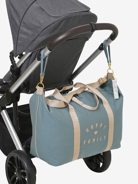 Sac à langer week-end MALAGA marine grisé+noir+sauge+vert de gris+vert imprimé 21 - vertbaudet enfant 