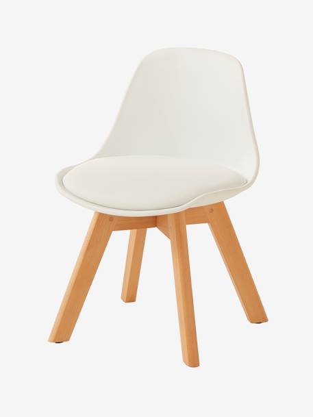 Chaise maternelle Scandinave blanc 1 - vertbaudet enfant 