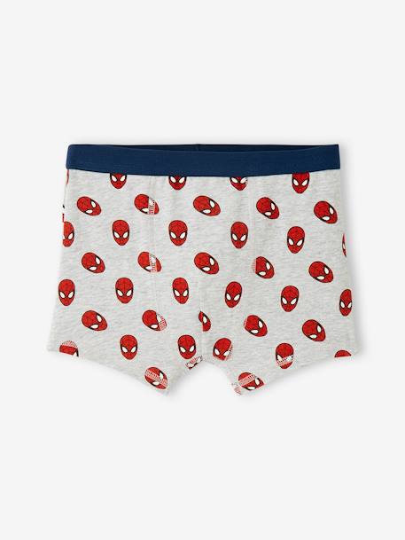 Lot de 3 boxers Marvel® Spiderman Bleu marine, gris chiné 3 - vertbaudet enfant 