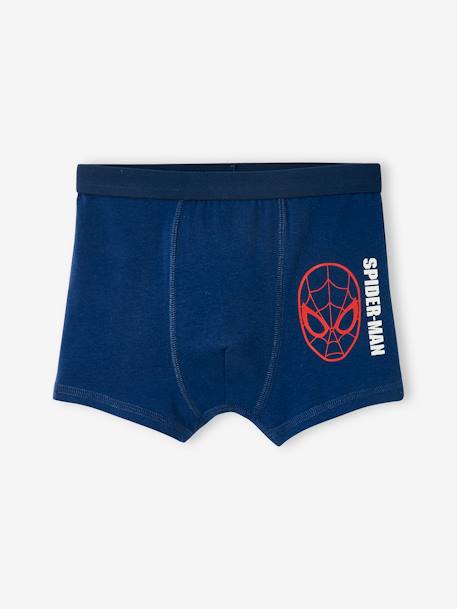 Lot de 3 boxers Marvel® Spiderman Bleu marine, gris chiné 2 - vertbaudet enfant 