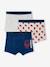 Lot de 3 boxers Marvel® Spiderman Bleu marine, gris chiné 1 - vertbaudet enfant 