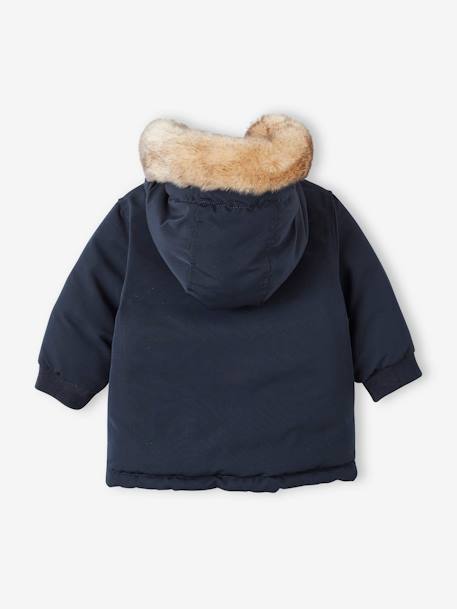 Parka réversible bébé avec capuche encre 4 - vertbaudet enfant 