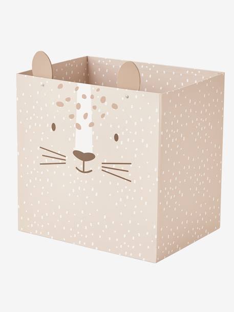 Corbeille en carton pliable Tigre beige 4 - vertbaudet enfant 