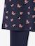 Lot de 2 chemises de nuit à fleurs + legging LOT ROSE BLEU AOP 11 - vertbaudet enfant 