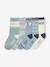 Lot de 5 paires de chaussettes garçon BASICS lot brique+lot sauge 3 - vertbaudet enfant 