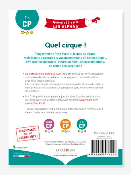 Apprendre à lire avec les Alphas - Quel Cirque ! RÉCRÉALIRE vert 4 - vertbaudet enfant 