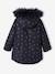 Parka à capuche fille doublée sherpa. BLUE DARK 3 - vertbaudet enfant 