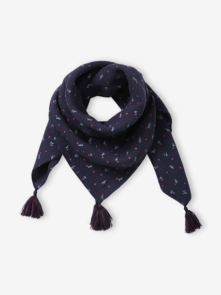 Fille-Accessoires-Foulard imprimé fleuri fille