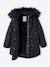 Parka à capuche fille doublée sherpa. BLUE DARK 2 - vertbaudet enfant 