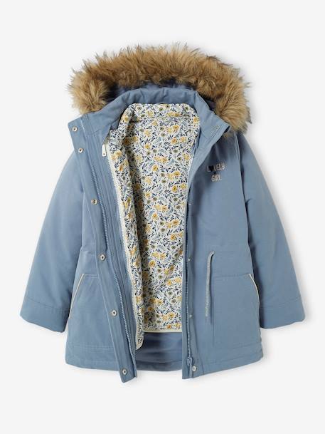 Parka 3 en 1 hiver fille Bleu+marine+PURPLE DARK 4 - vertbaudet enfant 