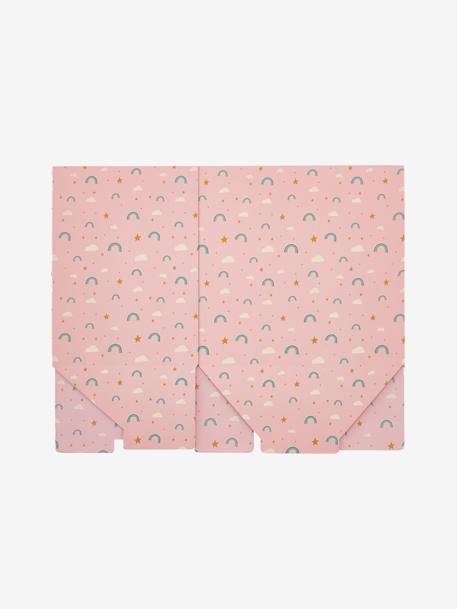 Corbeille en carton pliable Arc-en-ciel rose 4 - vertbaudet enfant 