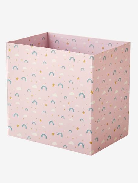 Corbeille en carton pliable Arc-en-ciel rose 5 - vertbaudet enfant 