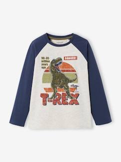 -T-shirt motif graphique garçon manches raglan