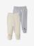 Lot de 2 pantalons bébé avec pieds sable 1 - vertbaudet enfant 