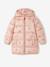 Doudoune longue légère imprimée cerises fille PRINTED PINK 1 - vertbaudet enfant 