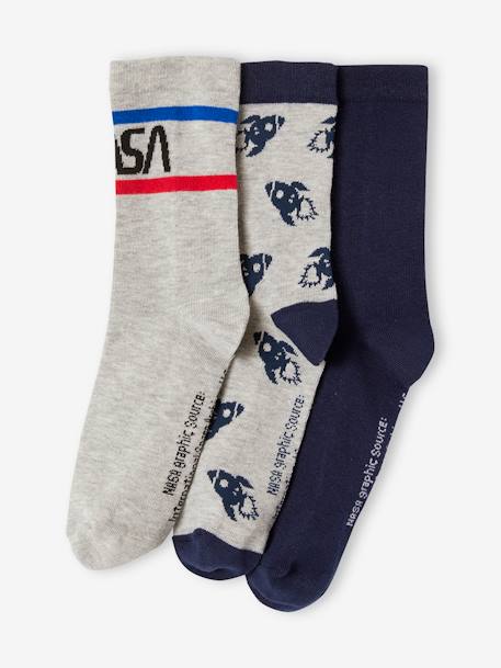 Garçon-Lot de 3 paires de chaussettes NASA®