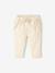 Pantalon molleton bébé fille chaudron imprimé+écru+rose poudré+vert sauge 4 - vertbaudet enfant 