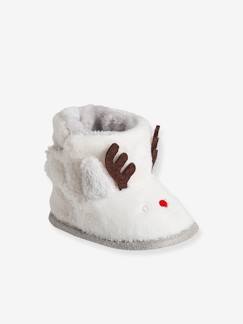 Mignon bébé fille garçon bottes de neige chaussons d'hiver bébé tout-petit  nouveau-né chaussures de berceau (14[缺货],gris)