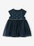 Robe de fête bébé en satin et tulle irisé bleu nuit 2 - vertbaudet enfant 