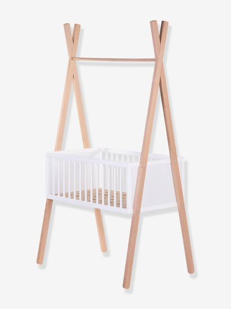 Berceau Tipi évolutif CHILDHOME Naturel/blanc 1 - vertbaudet enfant 