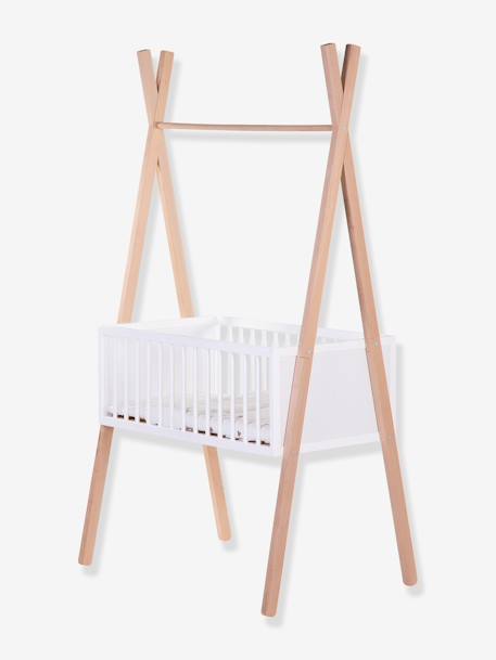 Berceau Tipi évolutif CHILDHOME Naturel/blanc 3 - vertbaudet enfant 