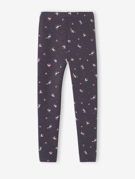 Legging fille imprimé bleu ciel+chocolat+écru+gris anthracite+rose nude+vert de gris 11 - vertbaudet enfant 