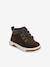 Bottines bébé garçon lacets + glissière chocolat 1 - vertbaudet enfant 