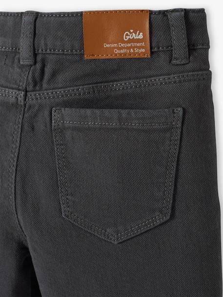 Pantalon flare brodé aux poches fille Denim black 7 - vertbaudet enfant 