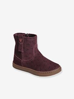 -Boots en cuir fille collection maternelle