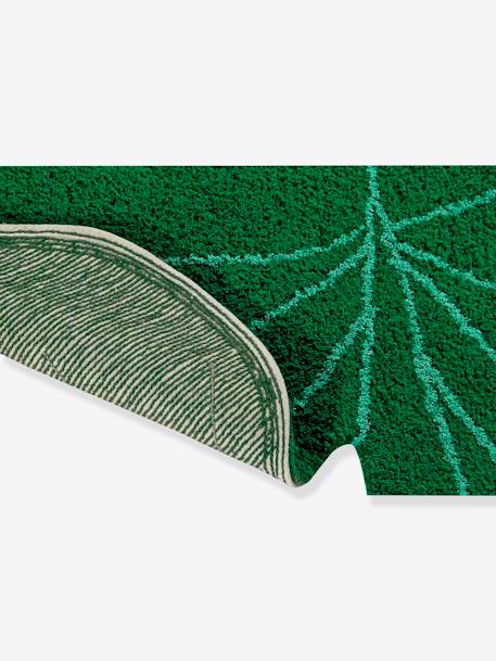 Tapis coton lavable Feuille Monstera LORENA CANALS vert 6 - vertbaudet enfant 