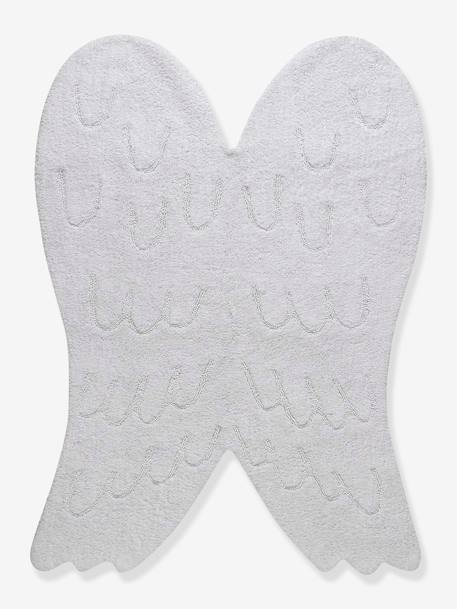 Tapis coton lavable Ailes d'anges LORENA CANALS blanc 1 - vertbaudet enfant 