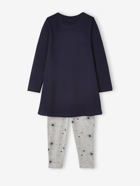 Ensemble fille Chemise de Nuit + Legging Harry Potter Bleu marine 2 - vertbaudet enfant 