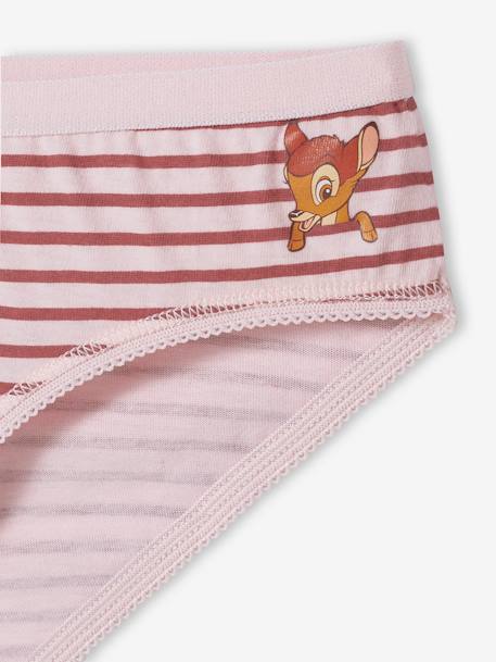 Lot de 5 culottes Disney® Bambi Lot gris, bordeaux, camel, ros 8 - vertbaudet enfant 