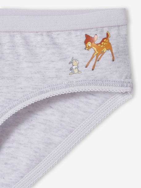 Lot de 5 culottes Disney® Bambi Lot gris, bordeaux, camel, ros 11 - vertbaudet enfant 