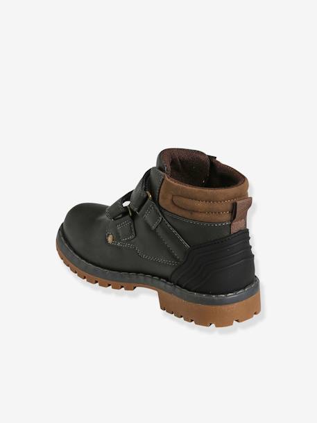 Bottines scratchées garçon beige+gris 8 - vertbaudet enfant 