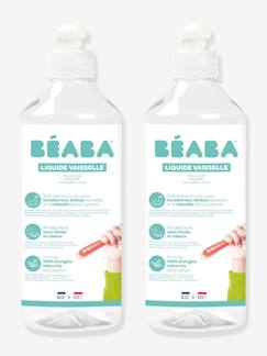 Fabrication française-Puériculture-Repas-Biberonnerie-Lot de 2 flacons de liquide vaisselle (500 ml) BEABA