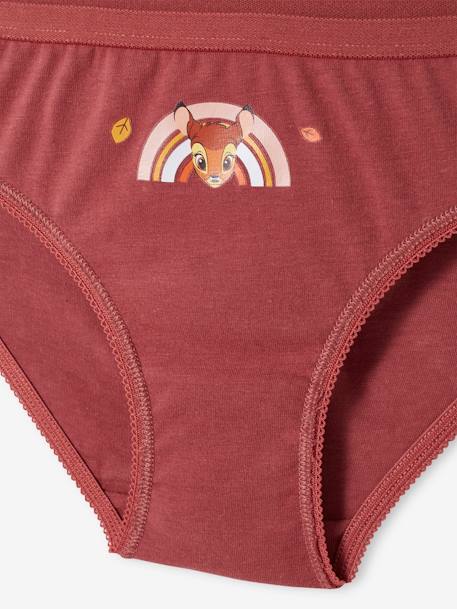 Lot de 5 culottes Disney® Bambi Lot gris, bordeaux, camel, ros 10 - vertbaudet enfant 