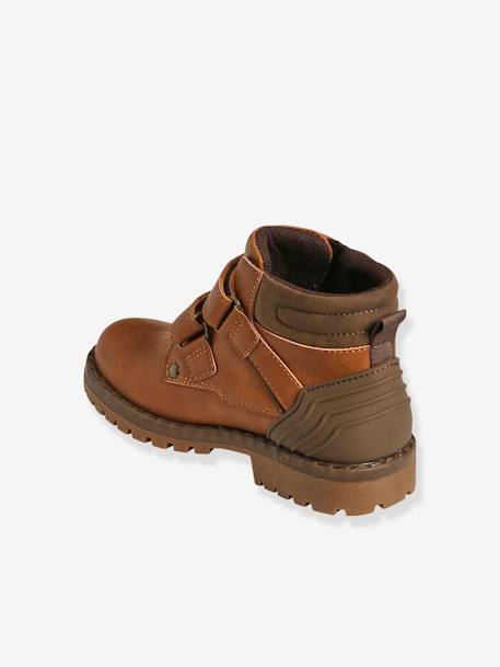 Bottines scratchées garçon beige+gris 3 - vertbaudet enfant 