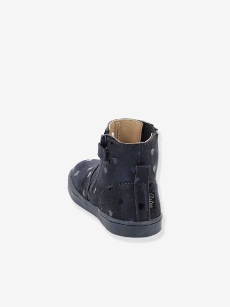 Boots cuir fille Welsea ASTER® marine+noir 2 - vertbaudet enfant 