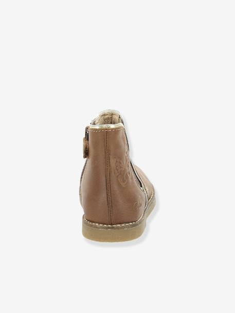 Boots en cuir fille Sarmille ASTER® marron+noir 7 - vertbaudet enfant 