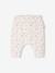 Pantalon naissance en maille souple BASICS Blanc imprimer fleuris+ivoire+rose poudre 1 - vertbaudet enfant 