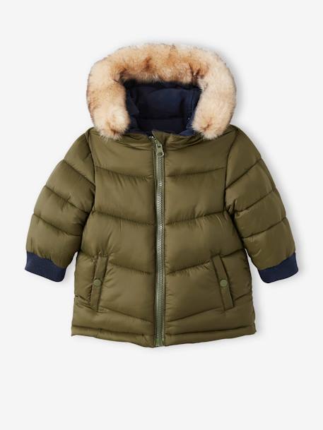 Parka réversible bébé avec capuche encre 8 - vertbaudet enfant 