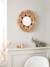 Miroir rond raphia beige / rose 3 - vertbaudet enfant 