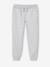 Pantalon jogging Basics fille bleu ardoise+gris clair chine+rose 12 - vertbaudet enfant 