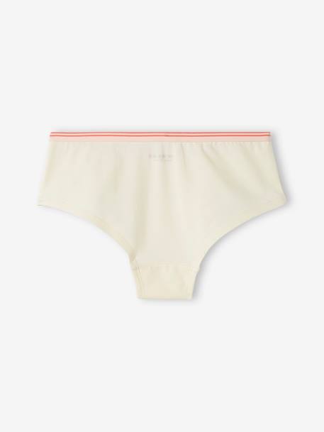 Lot de 5 shorties coeurs fille Lot rose et blanc 7 - vertbaudet enfant 