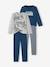 Lot de 2 pyjamas 'requins' garçon LOT BLEU ET GRIS 1 - vertbaudet enfant 