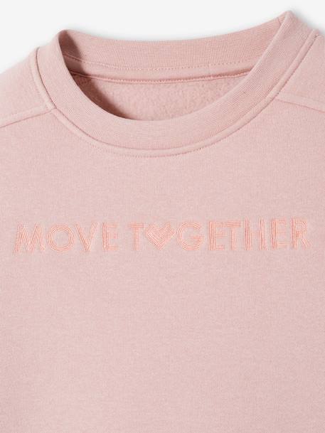 Ensemble sweat et jogging 'Move together' en molleton fille rose 9 - vertbaudet enfant 