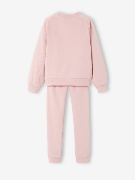 Ensemble sweat et jogging 'Move together' en molleton fille rose 8 - vertbaudet enfant 