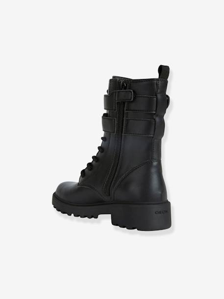 Boots brides et lacets fille Casey GEOX® noir 3 - vertbaudet enfant 